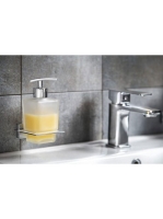 Aqualine Apollo szappanadagoló, tejüveg/króm 1416-19 - Fürdő