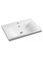Aqualine Sava kerámia mosdó 70x46 túlfolyóval 2070 - Fürdősz