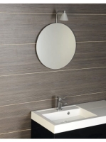 Aqualine kerek tükör 60 cm, akasztó nélkül 22444 - Fürdőszob