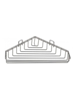 Aqualine Króm Line sarok szappantartó, króm 37003 - Fürdőszo