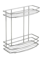 Aqualine Króm Line polc 250x310x125 mm, króm 37014 - Fürdősz