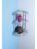 Aqualine Króm Line sarokpolc 200x450x200 mm, króm 37015 - Fü