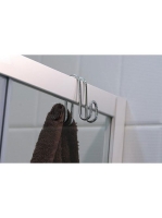 Aqualine Króm Line duplafogas zuhanykabinra, króm 37030 - Fü