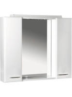 Aqualine ZOJA tükrös szekrény, 70x60x14 cm, fehér, 45025 - F