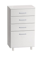 Aqualine ZOJA/KERAMIA FRESH Álló szekrény, fehér, 50x78x29 c