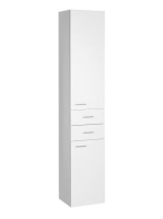 Aqualine ZOJA álló szekrény fiókkal, bal, fehér, 51220 - Für