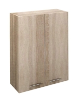 Aqualine Keramia Fresh 2 ajtós felsőszekrény 50x76x23 platin