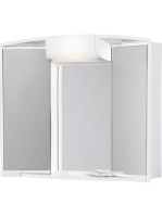 Aqualine ANGY tükrös szekrény, fehér, 541202 - Fürdőszoba -