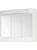 Aqualine Saphir tükrös szekrény, fehér, 591322 - Fürdőszoba