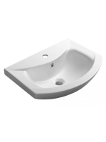 Aqualine Zero kerámia mosdó 55x43,5 cm, fehér 6055 - Fürdősz