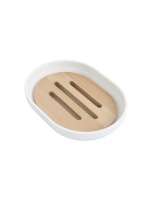 Aqualine Snow álló szappantartó, fehér 7581 - Fürdőszoba - F