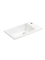 Aqualine ZUNO 50 mosdó 50x25 cm, 9050 - Fürdőszoba - Szanite