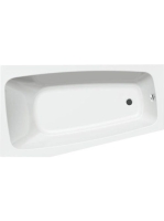 Aqualine BEROUNKA akril kád 160x90x42 cm, bal, láb nélkül, A