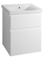 Aqualine Altair 2 fiókos fali mosdótartó szekrény 57x44,8 cm