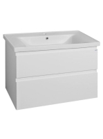 Aqualine Altair fiókos mosdószekrény 86,5x60x45,3 cm fehér A