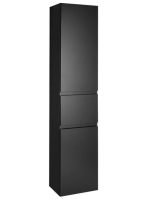 Aqualine Altair falra szerelhető ajtós szekrény 40x184 cm sz