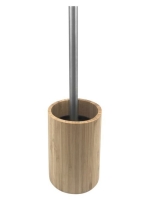 Aqualine Bambus WC kefetartó 10x35 cm, barna BI004 - Fürdősz