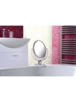 Aqualine álló kozmetikai tükör, áttetsző CO2018 - Fürdőszoba