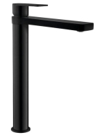 Aqualine Daphne magasított egykaros mosdócsaptelep, matt fek