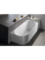 Aqualine Tibera R Jobbos szabadonálló akril kád 150x75 cm, f