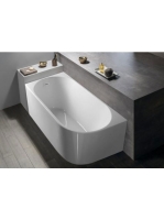 Aqualine Tibera L Balos szabadonálló akril kád 150x75 cm, fe