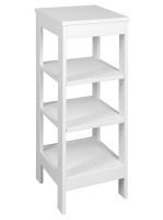 Aqualine ETIDE polcos szekrény 36x86x36 cm, matt fehér ET086