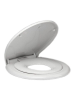 Aqualine Hidraulikus WC-ülőke gyerekbetéttel, duroplast, Sof