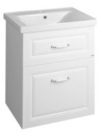 Aqualine Favolo 2 fiókos fali mosdótartó szekrény 57x44,6 cm