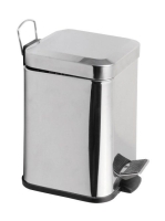 Aqualine Szemetes kosár, szögletes 3l, GAQ003 - Fürdőszoba -