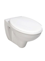 Aqualine Taurus kerámia fali WC 36,5x54,5 cm, fehér LC1582 -