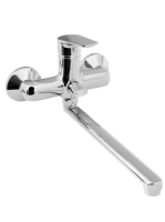 Aqualine LOTTA fali kád-mosdócsaptelep, króm LT640 - Fürdősz