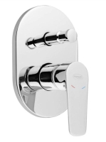 Aqualine Lotta 2 irányú falba süllyesztett zuhanycsaptelep,