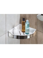 Aqualine Samba sarok szappantartó, polírozott inox SB109 - F