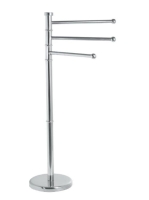 Aqualine Samba szabadon álló törölközőtartó, fényes inox SB1