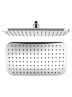 Aqualine szögletes fejzuhany 20x35 cm AntiCalc, króm SC235 -