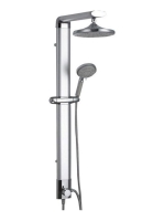 Aqualine Tour zuhanyoszlop, aluminium, SL030 - Fürdőszoba -