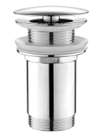 Aqualine nem zárható mosdólefolyó 5/4, króm TF6001 - Fürdősz