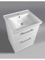 Aqualine Vega 2 fiókos mosdótartó szekrény 51,5x72,6x43,6 cm