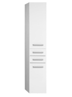 Aqualine Vega állószekrény szennyestartóval 40x184x31 cm, ba