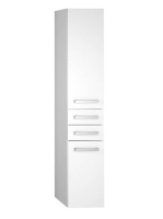 Aqualine VEGA állószekrény 35x184x31cm, fehér VG185 - Fürdős