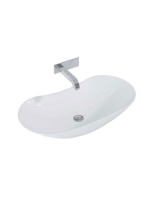 Arezzo design Piato pultra ültethető mosdó 73x38 cm, csaplyu