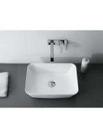 Arezzo design Reni pultra ültethető mosdó 46 cm, fehér AR-14