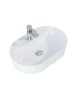 Arezzo design Babette pultra ültethető mosdó 62 cm, fehér AR