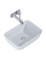 Arezzo design Reni pultra ültethető mosdó 46 cm, matt szürke