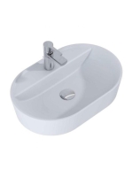 Arezzo design Babette pultra ültethető mosdó 62 cm, matt szü