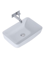 Arezzo design Nomia pultra ültethető mosdó 50 cm, matt szürk