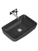 Arezzo design Nomia pultra ültethető mosdó 50 cm, matt antra