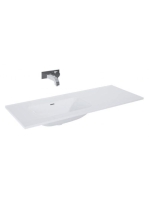 Arezzo design Skappa balos mosdó 120 cm (80+40 cm), csaplyuk