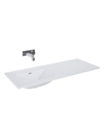 Arezzo design Skappa balos mosdó 120 cm (60+60 cm), csaplyuk