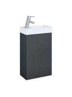 Arezzo design Mini alsószekrény mosdóval 40 cm, 1 ajtóval, f